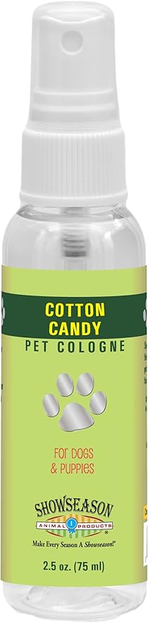 Cotton Candy Pet Cologne 2.5 oz. For Dogs | Long-Lasting Odor Eliminator | Cruelty-Free | Paraben-Free | Biodegradable and Non-Toxic | Made in The USA