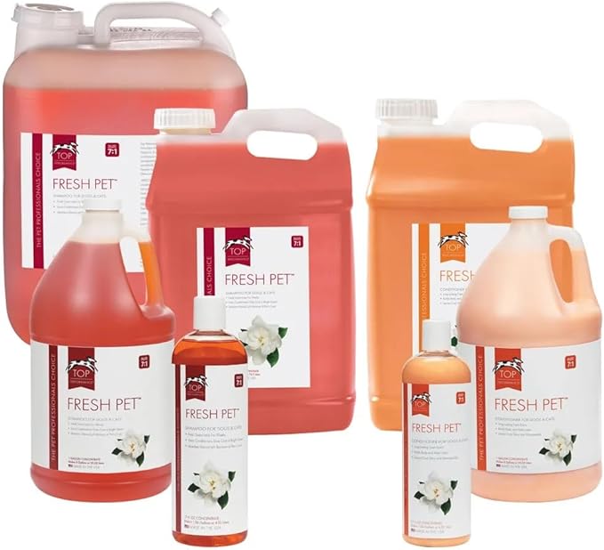 Dog Grooming Pro Fresh Pet Shampoo Conditioner Cologne Mist or Waterless Shampoo (Conditioner - Gallon)