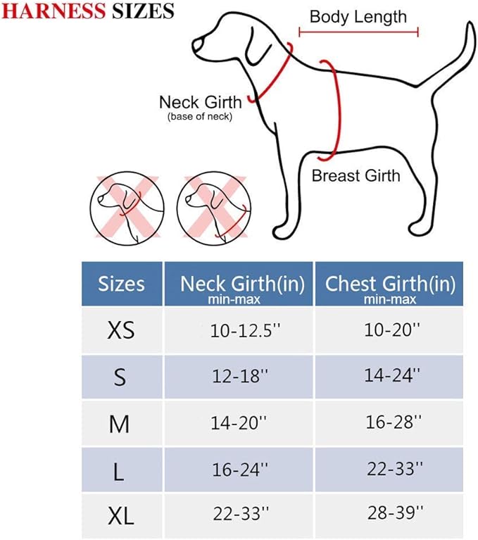 PoyPet No Pull Dog Harness, No Choke Front Clip Dog Reflective Harness, Adjustable Soft Padded Pet Vest with Easy Control Handle for Small to Large Dogs(Red,M)