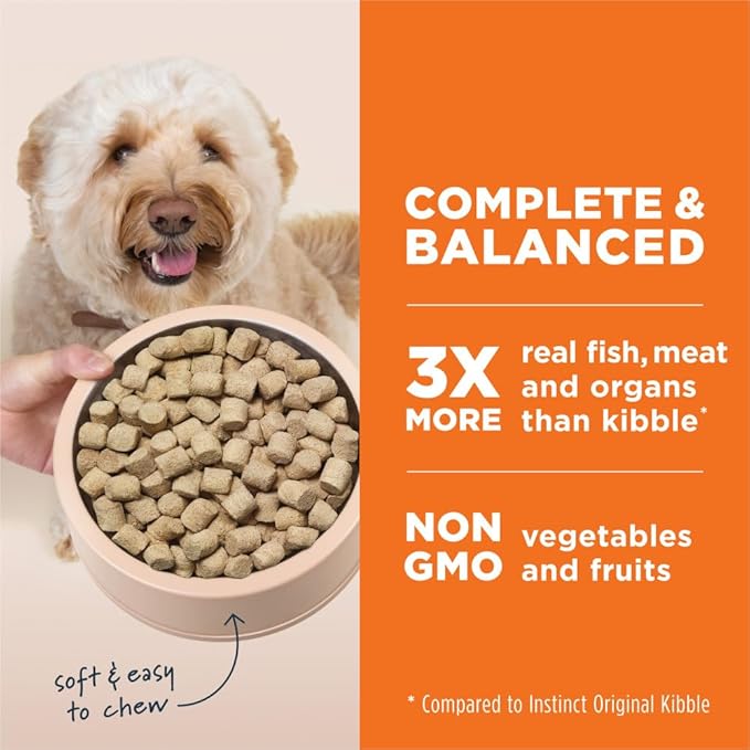 Instinct Freeze Dried Raw Meals Grain Free Dog Food, Dog Food Dry, Freeze Dried Dog Food, Raw Dog Food, Pollock Recipe, 24 oz