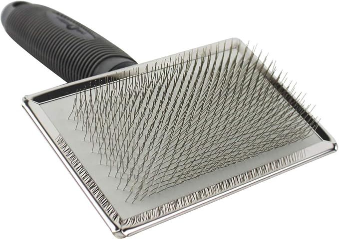 Premium Pet Slicker Brush, Grey, Large