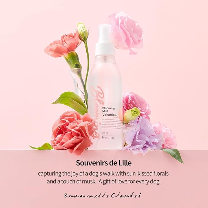 Blooming Volumizing Mist, Loved by Top Korean Groomers, Adds Volume and Shine – Easy Breezy, Professional Care at Home (6.76 fl oz/200 ml)