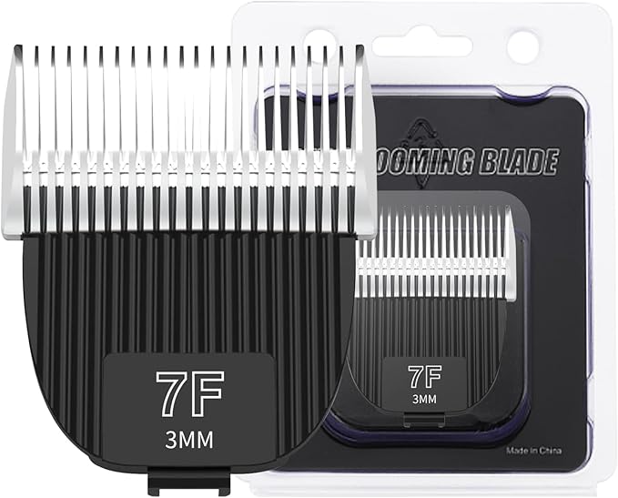 1Pack Flash Clipper Professional Detachable Replacement Blades,Compatible with Kenchii Flash Clipper Blade(Size 7F-3mm )