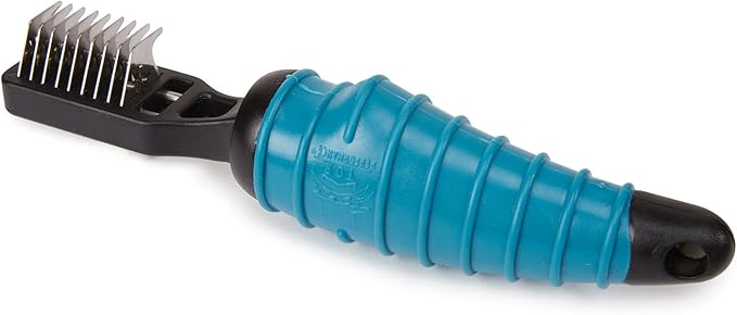 Master Grooming Tools Ergonomic DeMatting Tools — Reversible DeMatting Tools for Grooming Dogs - 9-Blade Style