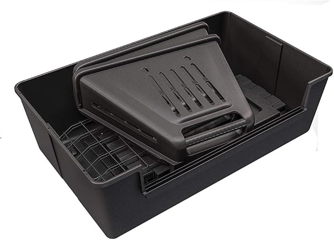 Ferplast Atlas Vehicle SUV Dog Crate, Assembled Car Dog Crate Measures 39L x 23W x 26H, Ideal for Medium to Intermediate Dog Breeds, Black