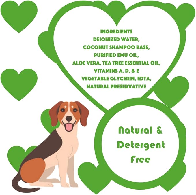 Natural Dog Shampoo, Tea Tree Relief, 17oz