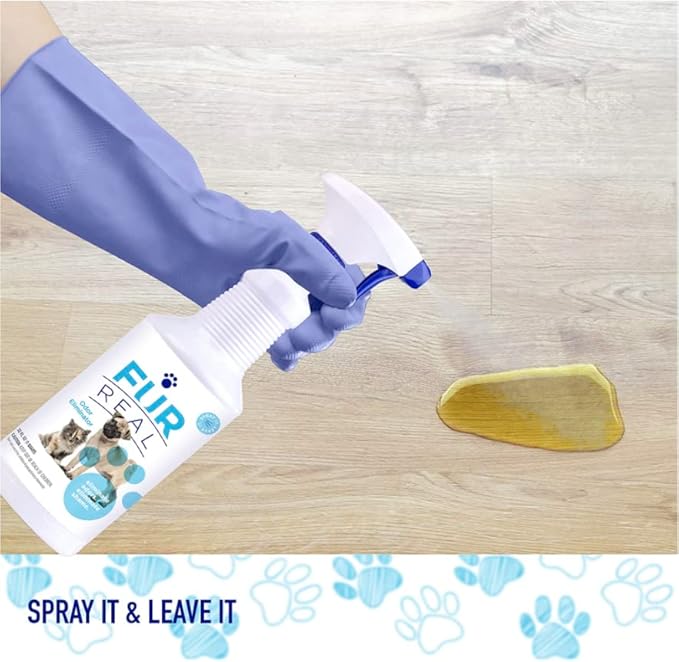 Fur Real Pet Odor Eliminator - 32oz Non-Toxic Dog Smell Eliminator for Home, Attacks the Source - Dog Deodorizing Spray for Lingering Smells
