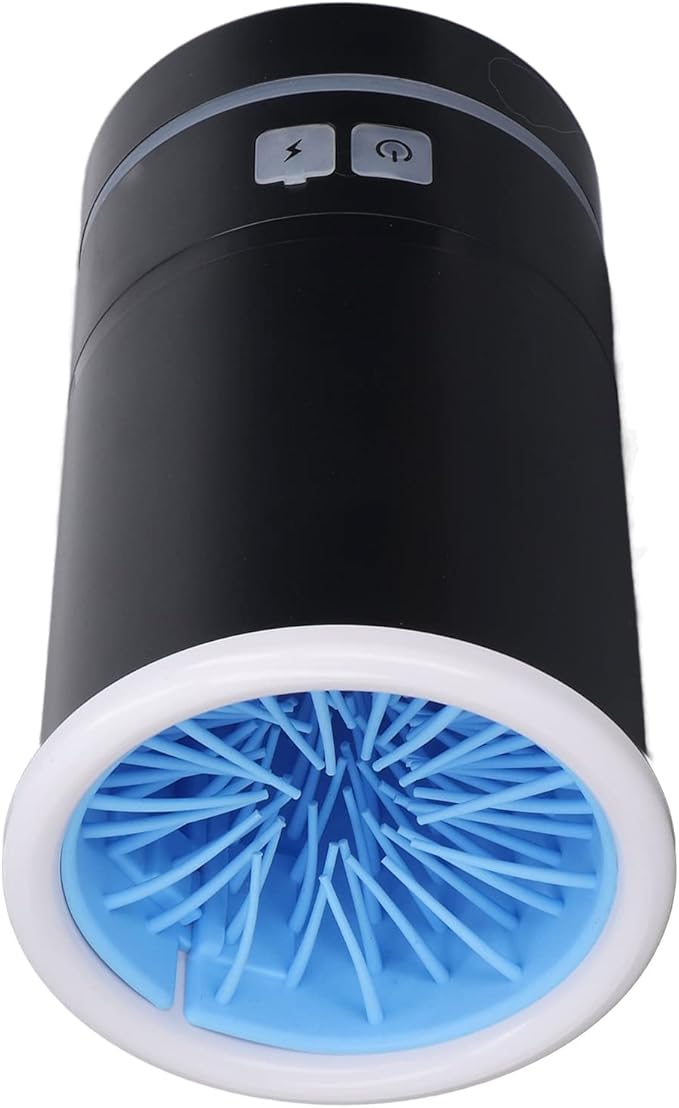 Portable Dog Paw Washer, Automatic echargeable USB Rechargeable Soft Brushes Dog Foot Cleaner, Portable Pet Paw Cleaner Pet Grooming Supplies for Small Medium Dogs Cats