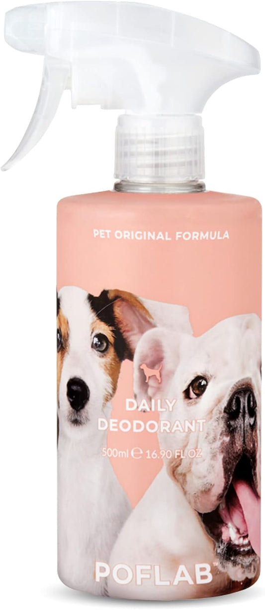 Pet Daily Deodorant - Dog Deodorizer Spray with Apple & Floral Fragrance - Refreshing Cat Deodorizing Cologne Mist with Mango Extract - Odor Eliminator Perfume for Dogs & Cats