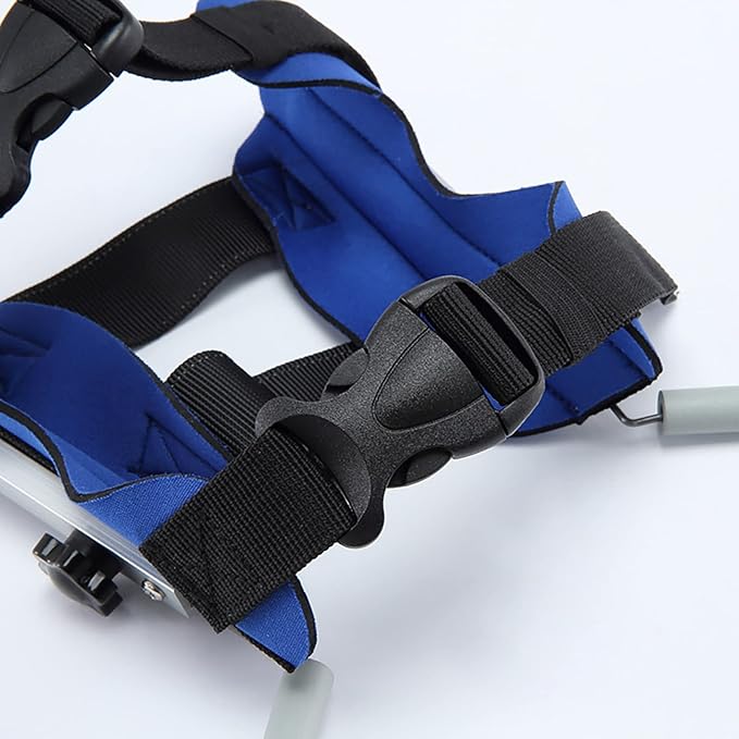 Dog Ring Harness with D-Ring, Lightweight Blind Dog Assistance Device, Visually Impaired Accessory for Dogs BlueUp Medium