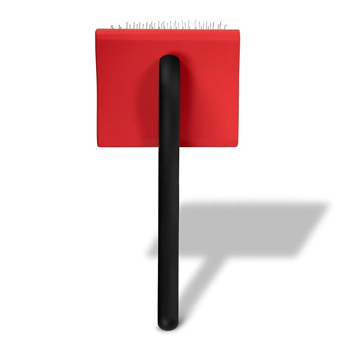 Paw Brothers Big Paw Slicker Brush for Long and Short Haired Dogs - Ideal for Doodles, Goldendoodles, Poodles, Long Pin Grooming