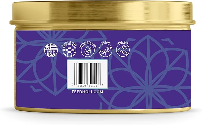 HOLI Pet Odor Eliminator Candle – Ocean Mist Scent – All Natural Soy Wax, Paraben & Phthalate Free, Pet Safe, Long-Lasting 60-Hour Burn, Non-Toxic & Plastic-Free Air Freshener for Home