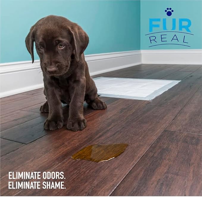 Fur Real Pet Odor Eliminator - 32oz Non-Toxic Dog Smell Eliminator for Home, Attacks the Source - Dog Deodorizing Spray for Lingering Smells