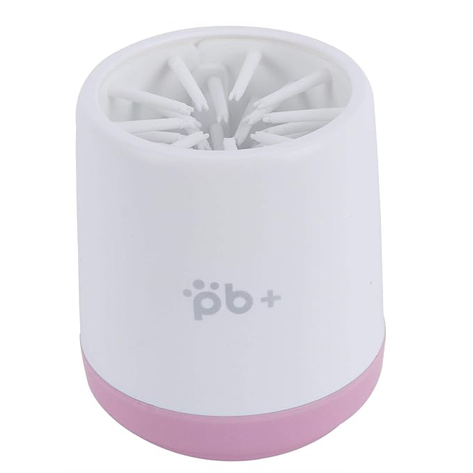 Dog Washer Cup, Protable Safe and Non‑Irritating Dog Washer Feet Cleaner for Dog for Dogs for Paws(pink)