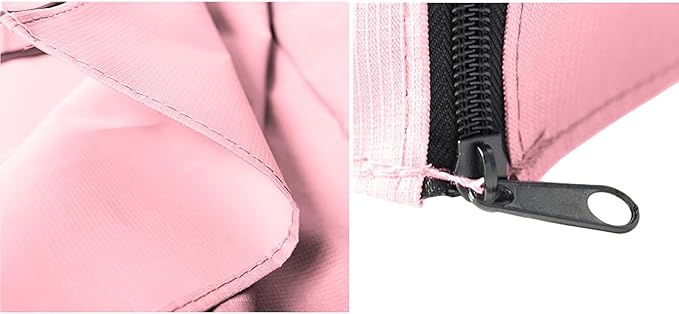 Dog Crate Cover Waterpoof Pink Pet Kennel Covers for Puppy Cat Indoor Outdoor Fit for 1 Door Wire Crate, 43.31x28.74x37.40 Inch