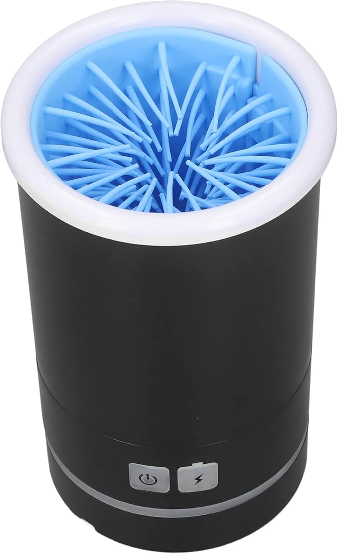 HEEPDD Dog Foot Washer, Pet Foot Washer Automatic USB Rechargeable Soft Brushes Portable Dog Foot Cleaner for Small Medium Pet