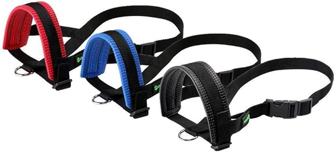 Dog Muzzle for Small, Medium, Large Dogs Prevent from Biting, Barking and Chewing, Adjustable Loop(M/Red)