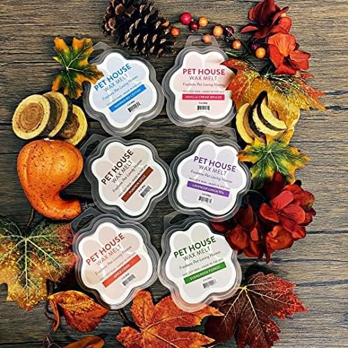 One Fur All Caramel Latte Pet Odor Eliminating Wax Melts - Pack of 2, Long-Lasting Natural Scent