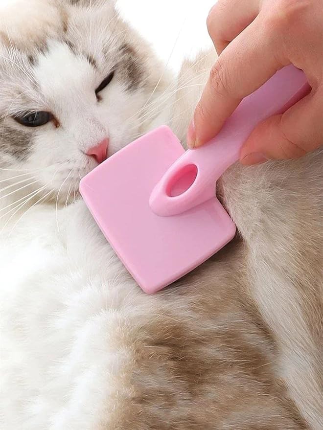 cepillo para pelo de perros y gatos (PINK)