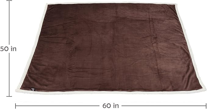 Large Dog Blanket, Super Soft Fluffy Sherpa Fleece Dog Couch Blankets and Throws for Large Medium Small Dogs Puppy Doggy Pet Cats, 50x60 inches