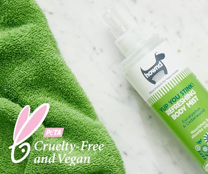 hownd Yup You Stink Odor Control Refreshing & Deodorizing Cedarwood & Eucalyptus Body Fragrance Spray for Dogs, Powered by Plants, Deodorizes & Shines Coat, Vegan Formula (Pack of 2)