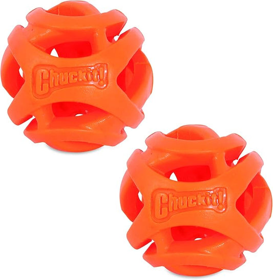 Chuckit! Air Fetch Ball Dog Toy, Small (2 Inch Diameter), for dogs 0-20 lbs, Pack of 2