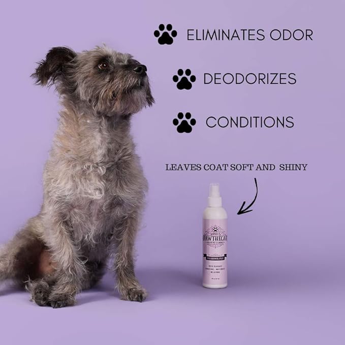 Sophie's Apawthecary Dog Grooming Spray - Odor Eliminator, Between-Bath Deodorizer, Conditioner Spray - Male & Female, 8 fl. oz