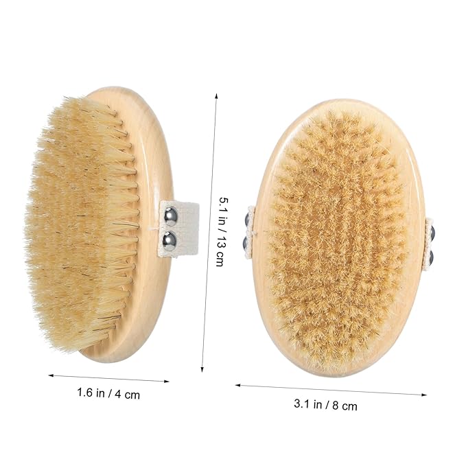 SUPVOX Short Hair Dog Brush - Pets Palm Brush with Bristles,Soft Bristle Pet Brush for Daily Grooming Cats Dogs