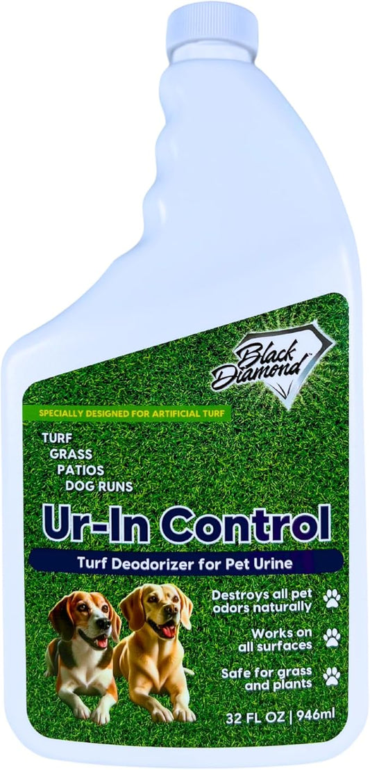 Urine Control Turf Deodorizer for Outdoor Pet Odor– Artificial Grass Odor Control – Dog Odor Eliminator, Safe for Pets, Kids, Grass, and Turf (32oz)