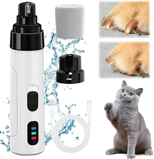 Silent Grind Pro for Dogs, Silent Grind Pro Dog Nail Trimmer, Rechargeable Electric Dog Nail Clippers, Super Quiet Dog Nail Grinder, Pet Nail Grinder Paws Grooming & Smoothing Tool