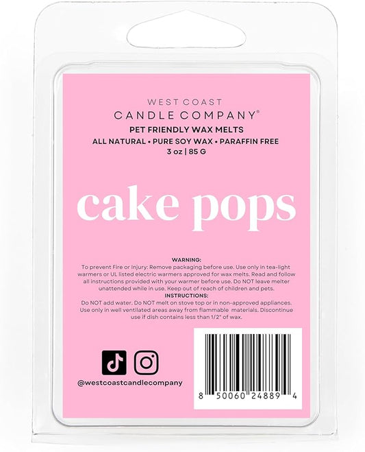 Pet Friendly Wax Melts | Pet Safe Wax Melts | All Natural Dog Safe Wax Melts | Non-Toxic Wax Melts | Pet Odor Eliminator | Pure Soy Wax Melts | Veterinarian Approved (Cake Pops)