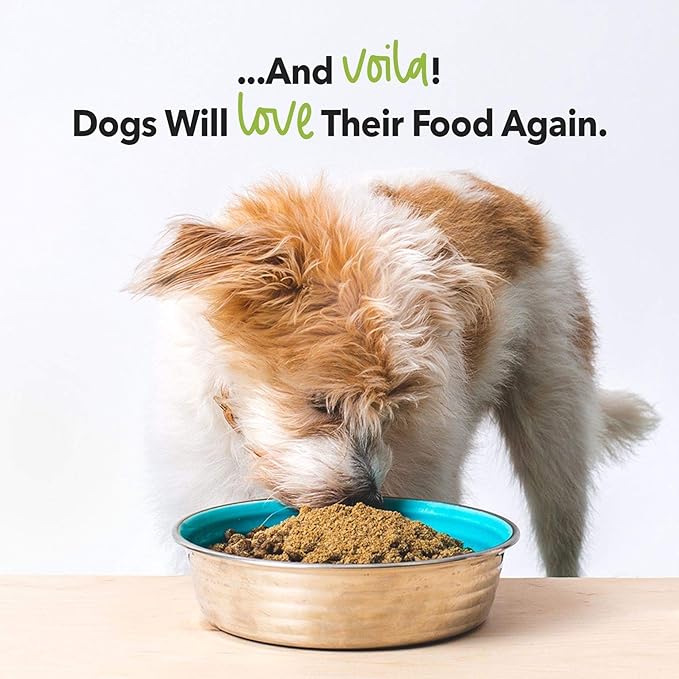 iHeartDogs Dog Food Topper - Freeze-Dried Raw Dog Food Seasoning - Grain Free Superfood Meal Mixer (Chicken, 8 Ounce)