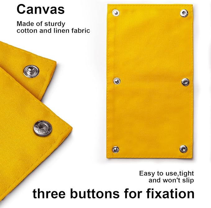 YROVWENQ Little Anxious Sleeve - Yellow Dog Leash Wrap Anxious Dogs with Please Don't Pet - I'm Anxious Warning