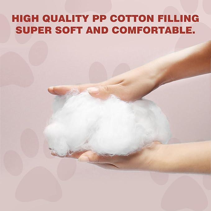 Dog Pillows for Small Dogs and Cats, Anxiety Relief Pillows for Dogs and Cats, U-Shape Pillow for Improving Pet Sleeping, Half-Count Soft Cat Pillow, Machine Washable (Pink)