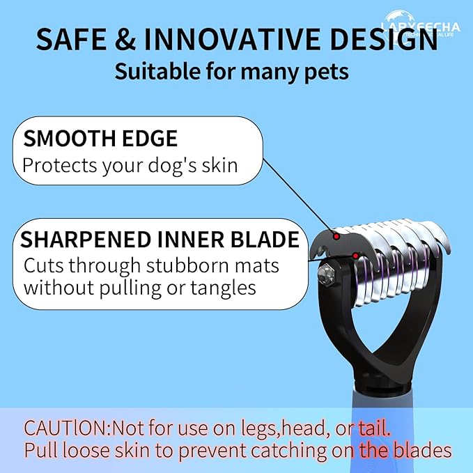Pawmingle Self Cleaning Slicker Brush for Cats & Dogs, 2 Sided Deshedding Grooming for Shedding, Deshedding Hair Brush Puppy for Haired Dogs, Pet Dematting Rakes Pet Supplies Accessories