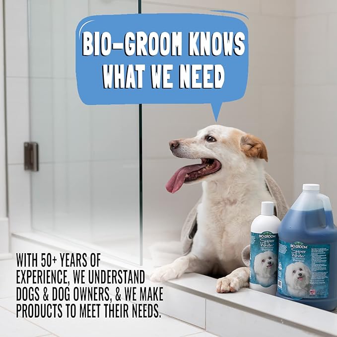 Bio-Groom Waterless Dog Shampoo - Tearless, No-Rinse, Dog Bathing Supplies, Puppy Wash, Cat & Dog Grooming Supplies, Cruelty-Free, Made in USA, Dry Shampoo Spray, Dog Products - 1 Gallon