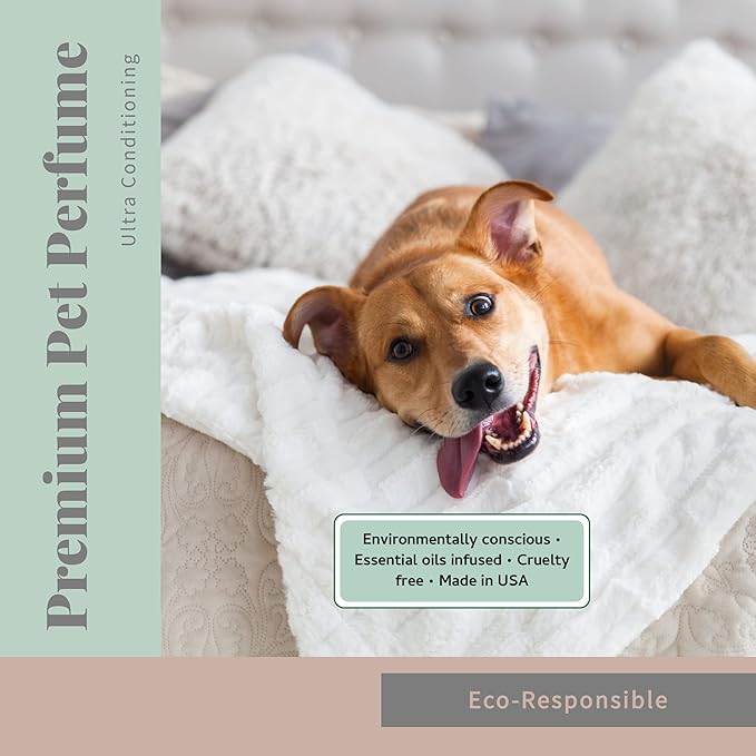 Begley's Pet Cologne and Deodorizer - Premium Essential Oil Dog Perfume Spray Long Lasting and Pet Odor Eliminator - Cat Perfume and Dog Cologne Spray - Baby Powder - 4 oz