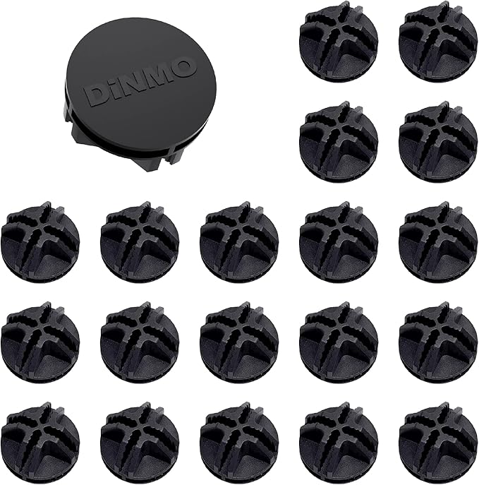 Plastic Connectors for DIY Small Animal Playpen and Cube Storage Unit, Cube Portable Wardrobe, Cube Shoe Rack, 20 Pieces, ABS Connector with 8 Slots,