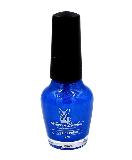 Warren London Dog Nail Polish in A Bottle Premium Coverage & Color- Made in USA- Blue