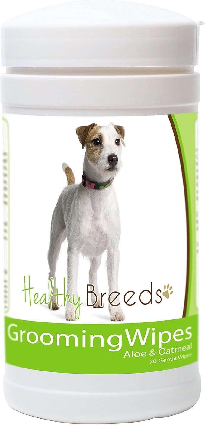 Healthy Breeds Parson Russell Terrier Grooming Wipes 70 Count