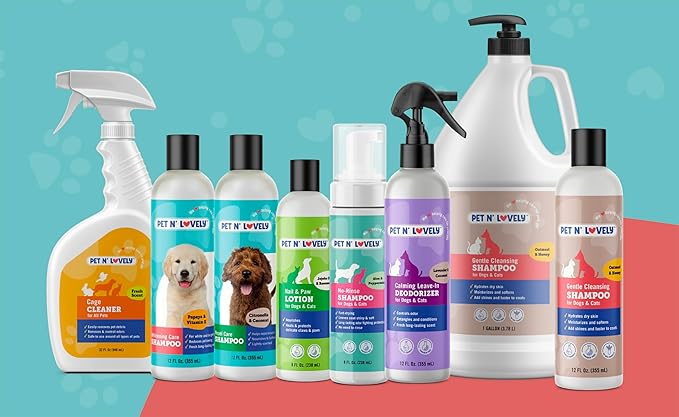 Pet N' Lovely NAIL & PAW PET LOTION | Heals and Protects Delicate Claws & Paws | for Dogs and Cats | Restores Damaged Paws | Fresh Long Lasting Scent | 8 Fl. Oz.