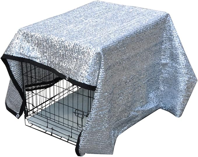 Cool Runners Aluminet 70% Heat Reflective Shade Panel/Cloth/Sail/Cover 6.5' x 6',Silver