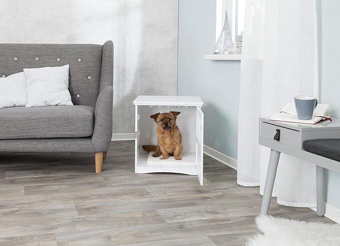 TRIXIE Pet Home End Table, Indoor, White S