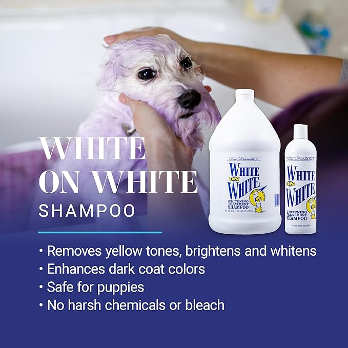 Chris Christensen White on White Whitening Treatment Dog Shampoo (16OZ)