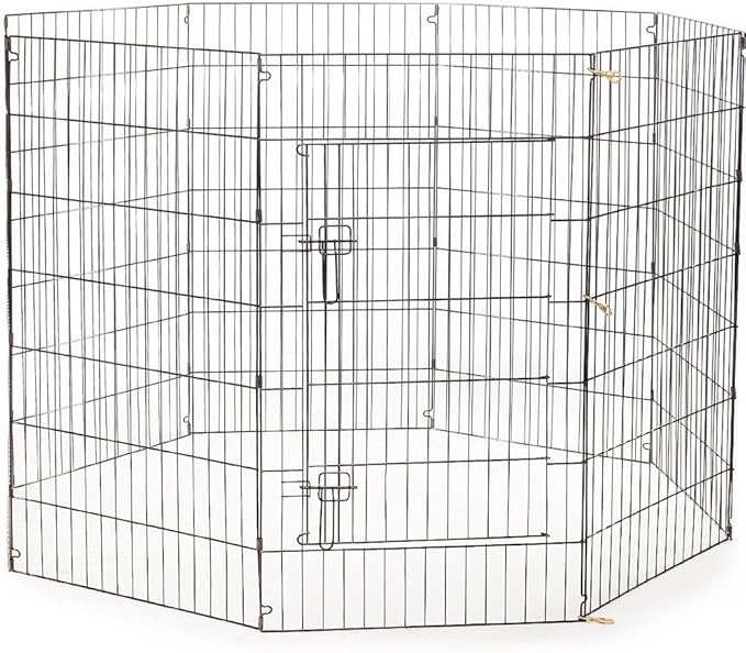 ProSelect Everlasting Exercise Dog Pen – Durable Construction in Secure Pen for Dog Shows or Backyard, 24x18” Panel Size