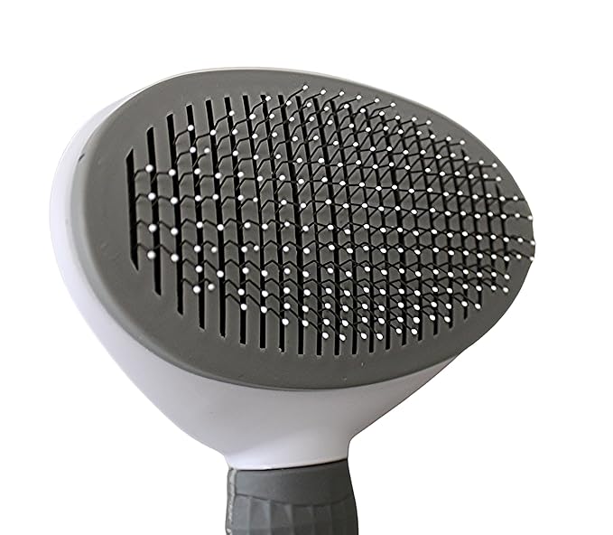 Pet Grooming Brush For Cats & Dogs Self-Cleaning Slicker Brush Hair Removal Comb Gentle De-shedding Grooming Tool