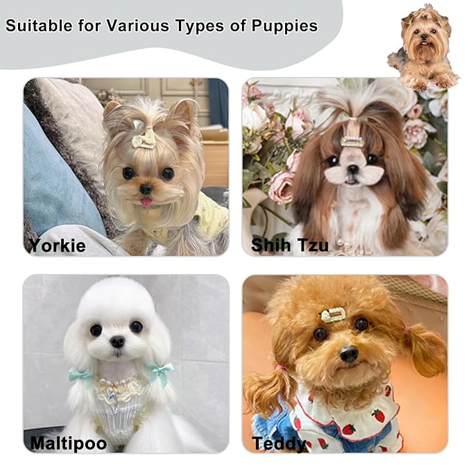 Cute Plastic Dog Comb with Stainless Steel Bristles and Furry Ears Design - Pet Grooming Tool for Removing Dirt and Tangles (Grey)