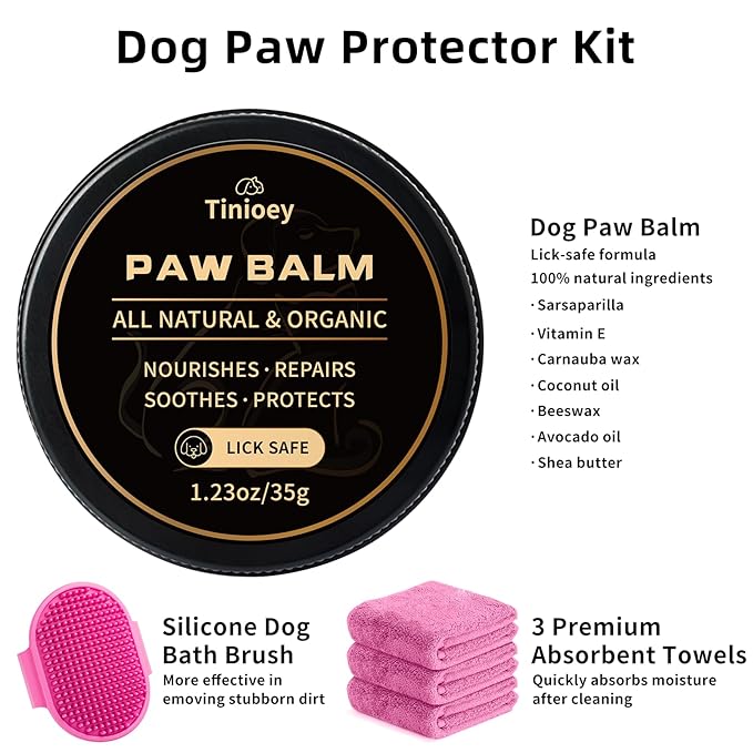Muddy Paw Washer with Absorbent Towels for Small Pets, Dog and Cat Foot Cleaner (Small, Red)