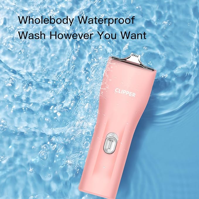 Handy & Powerful Long Lasting Pet Electric Hair Trimmer Kits Waterproof Cordless Rechargeable Grooming Shavers for Small Dogs and Cats