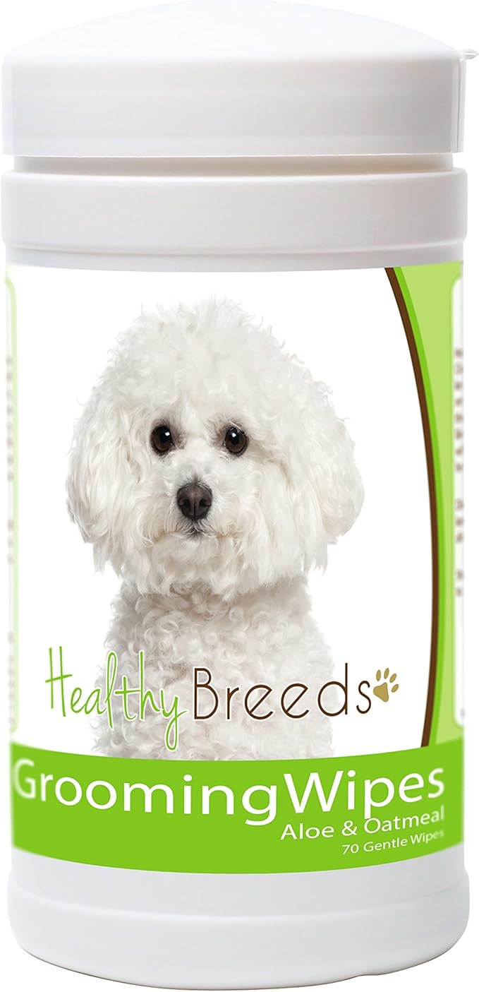 Healthy Breeds Bichon Frise Grooming Wipes 70 Count